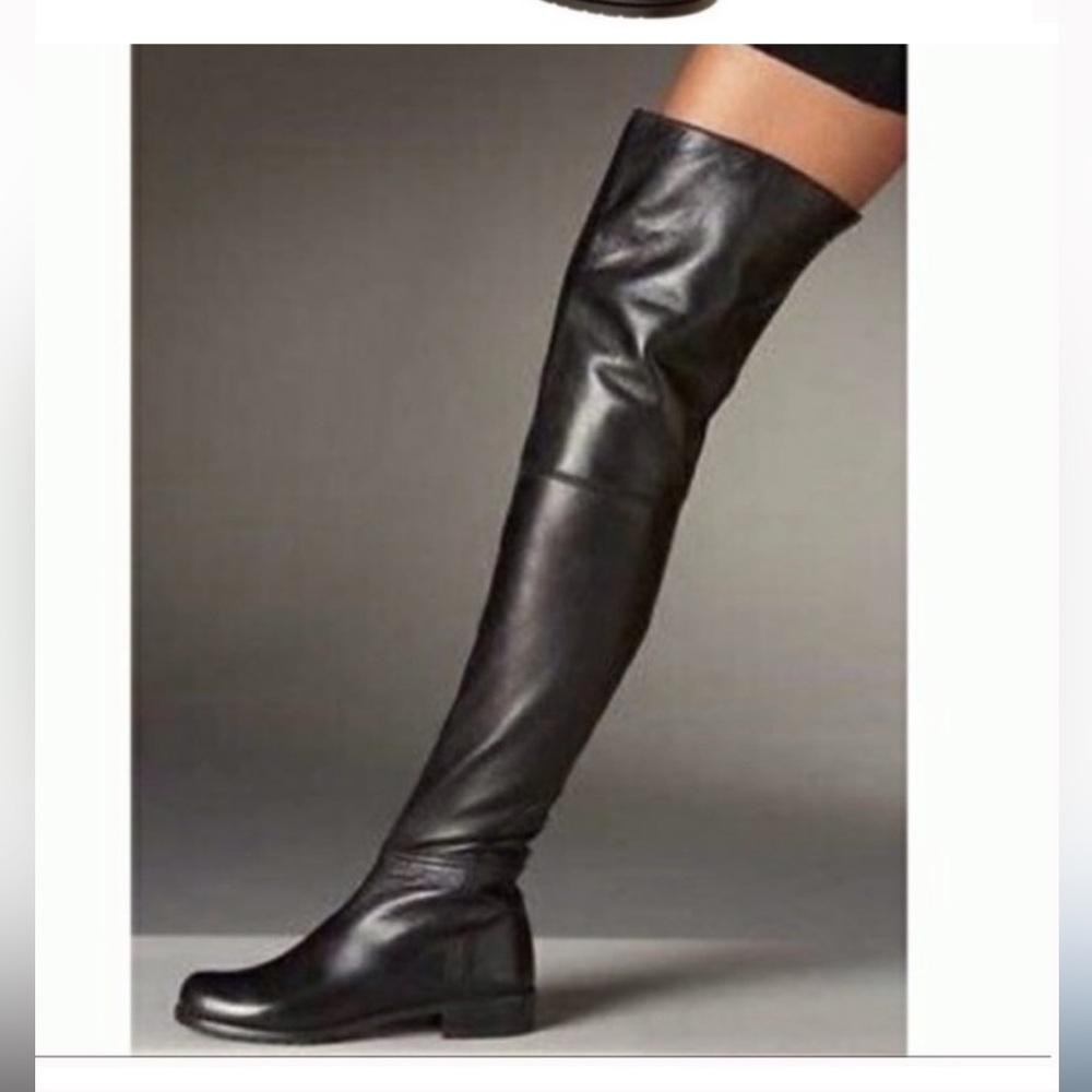 Stuart Weitzman Otk Hilo Leather Boot 7.5 - image 1